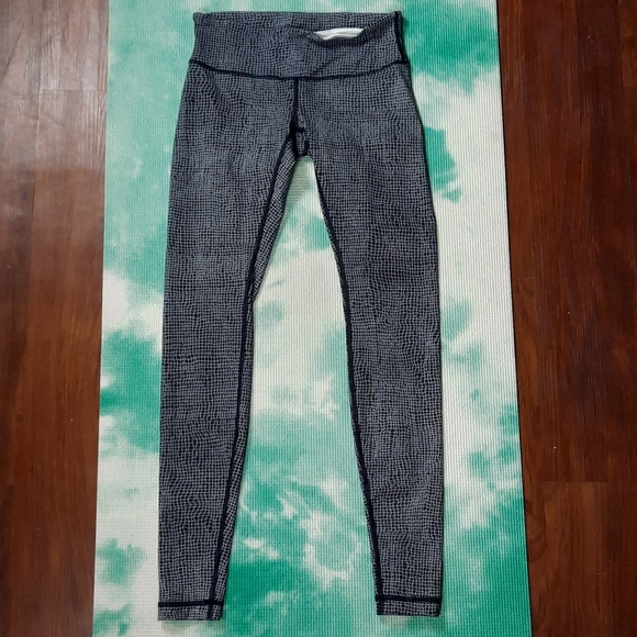 Lululemon- Wunder Under Pant III Fall Net W/B - Picture 15 of 15